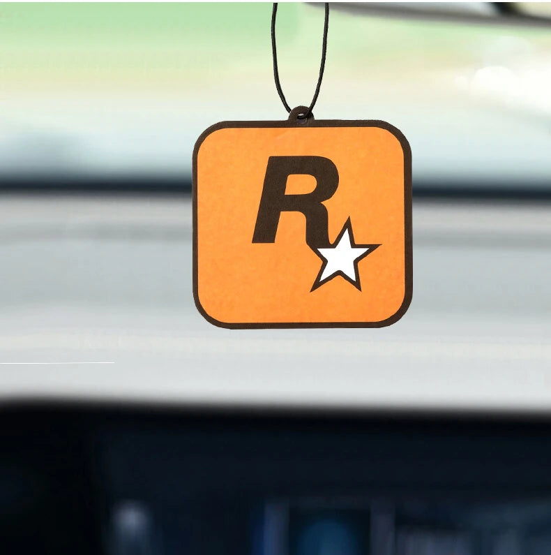 Car Aromatherapy Rockstar Pendant Car Decoration Accessories Interior Automóvil Home Aromatherapy Essential Oil Hanging Decor