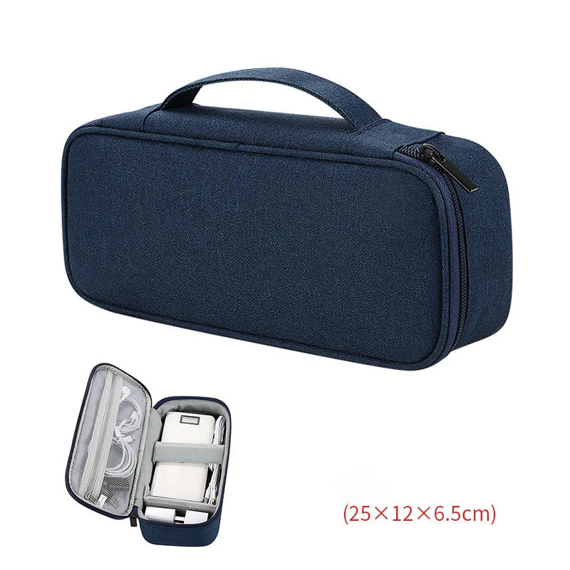 Travel Portable Digital Accessories Storage Bag Organizer of Mobile Phone Bag U Disk Charging Bank Mobile Data Cable Storage Bag