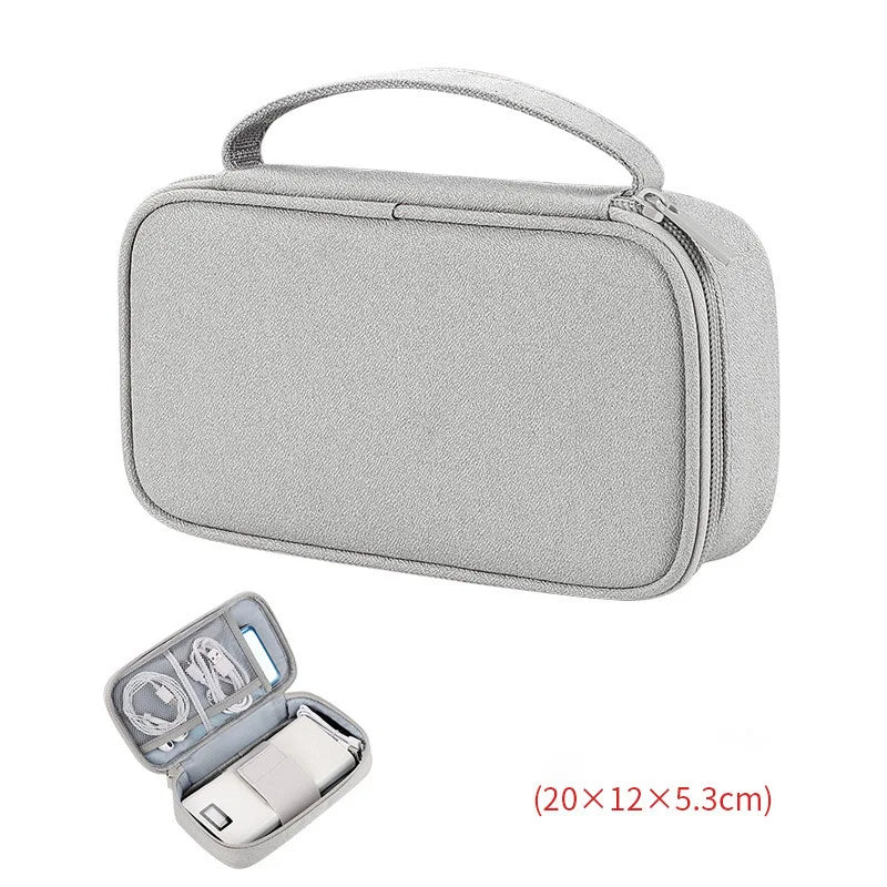 Travel Portable Digital Accessories Storage Bag Organizer of Mobile Phone Bag U Disk Charging Bank Mobile Data Cable Storage Bag