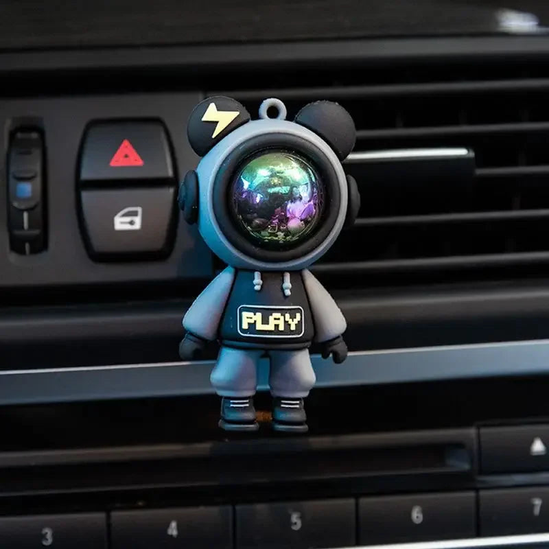 Car Air Outlet Perfume Clip Cartoon Astronaut Air Conditioning Air Outlet Aromatherapy Clip Car Interior Accessories Decoration