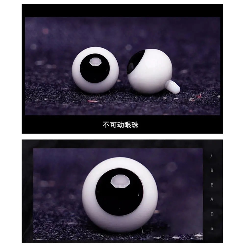 6mm 8mm 10mm 12mm 14mm Blue Black Glass Eyes Eyeball For BJD Doll DIY Doll Making Crafts Accessories Safety Animal Nice  Toy