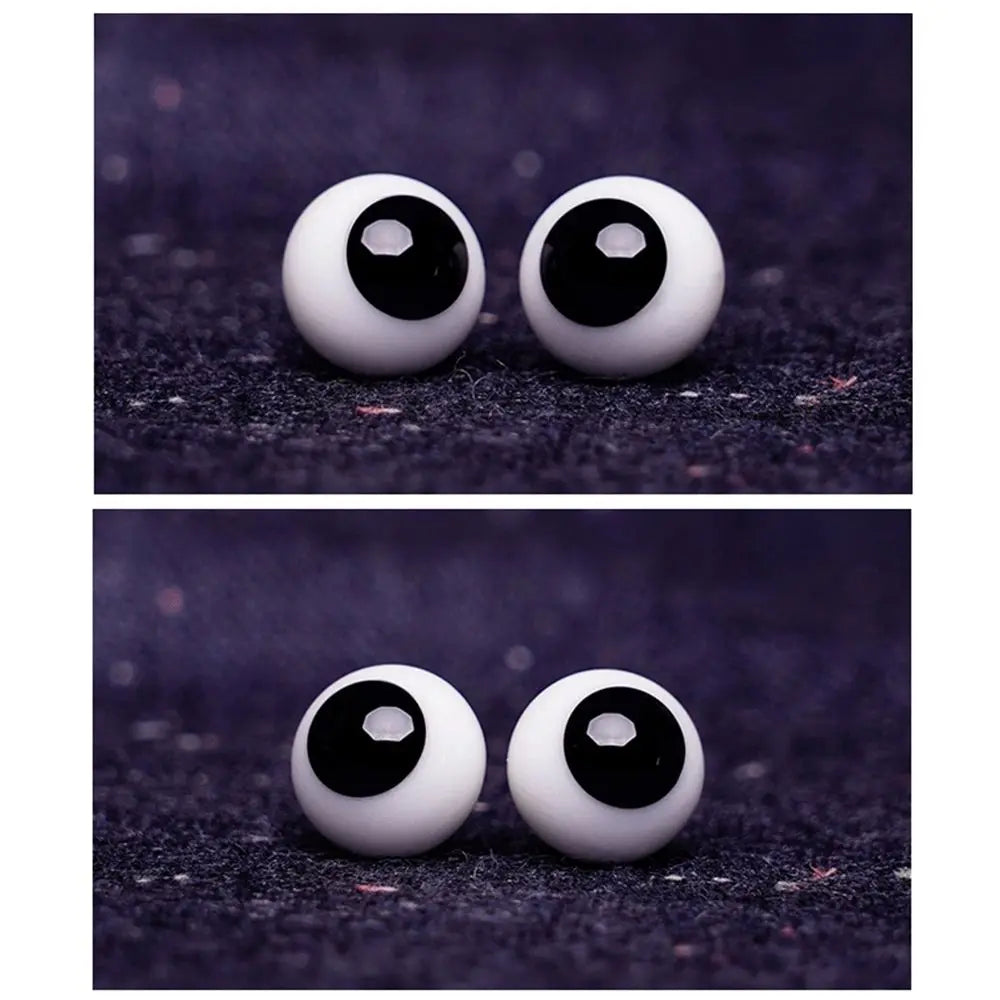 6mm 8mm 10mm 12mm 14mm Blue Black Glass Eyes Eyeball For BJD Doll DIY Doll Making Crafts Accessories Safety Animal Nice  Toy