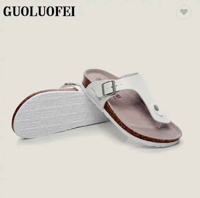 Guoluofei Unisex Flip Flops For Men And Women Flatform Sandals Comfortable Beach Thong Sandals With Arch Support