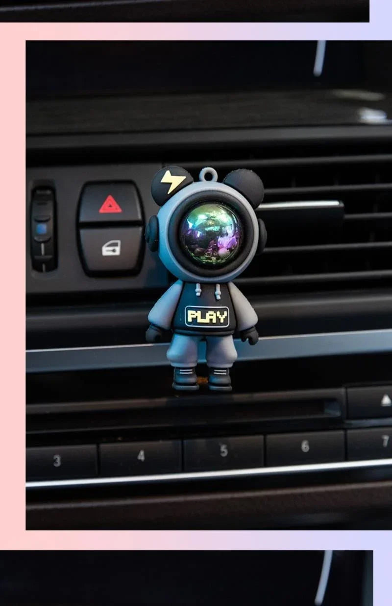 Car Air Outlet Perfume Clip Cartoon Astronaut Air Conditioning Air Outlet Aromatherapy Clip Car Interior Accessories Decoration