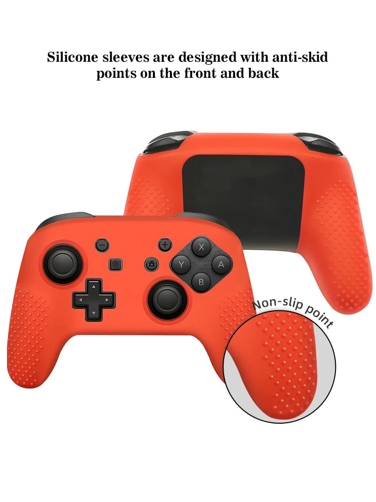 DATA FROG Protective Soft Silicone Case Compatible-Nintendo Switch Pro Controller Skin Cover Grips For Switch Pro Accessories