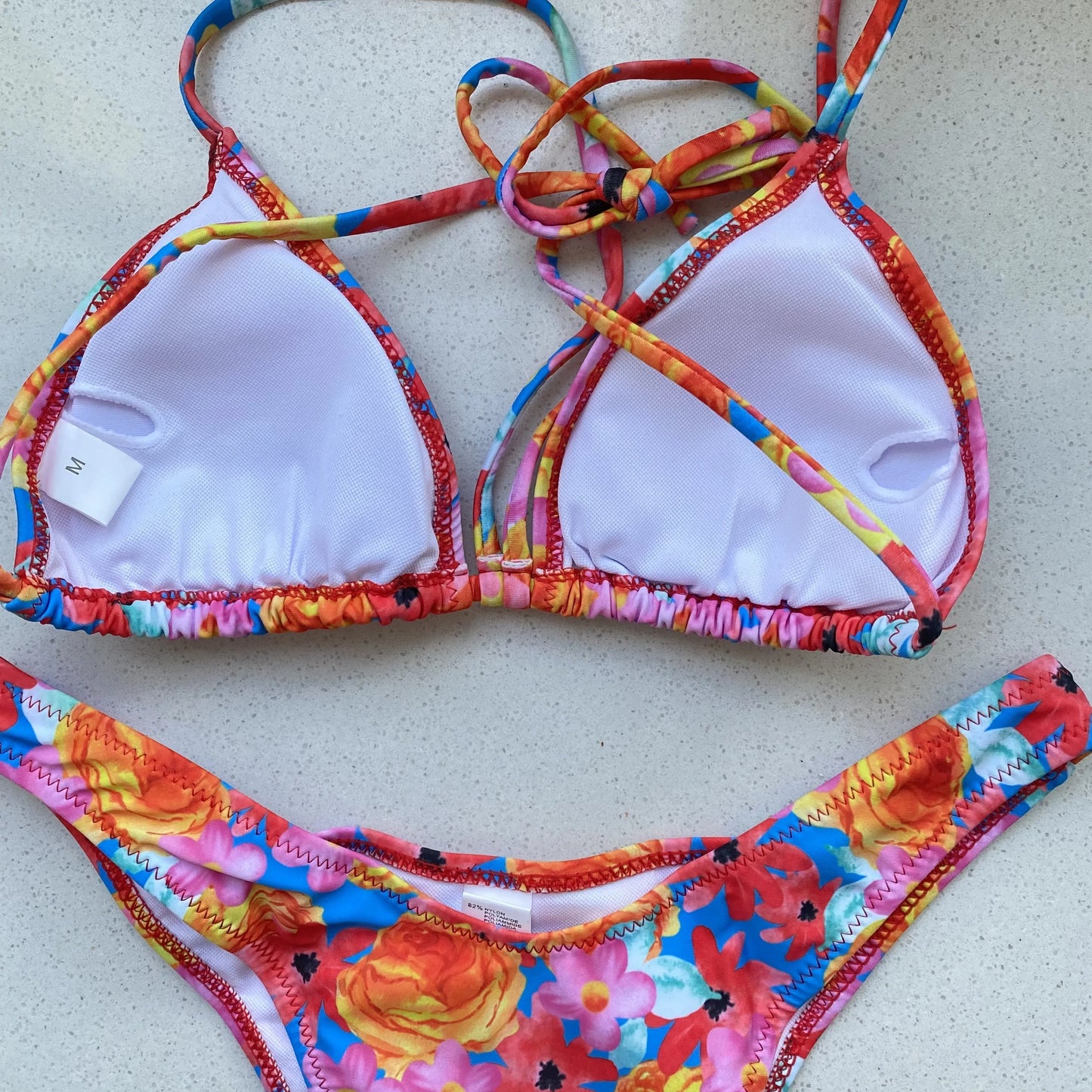 Bikini Set Swimsuit 2023 Sexy Bikinis Print String Swimwear Women Bathing Suits Beach Wear Triangle Thong Biquini