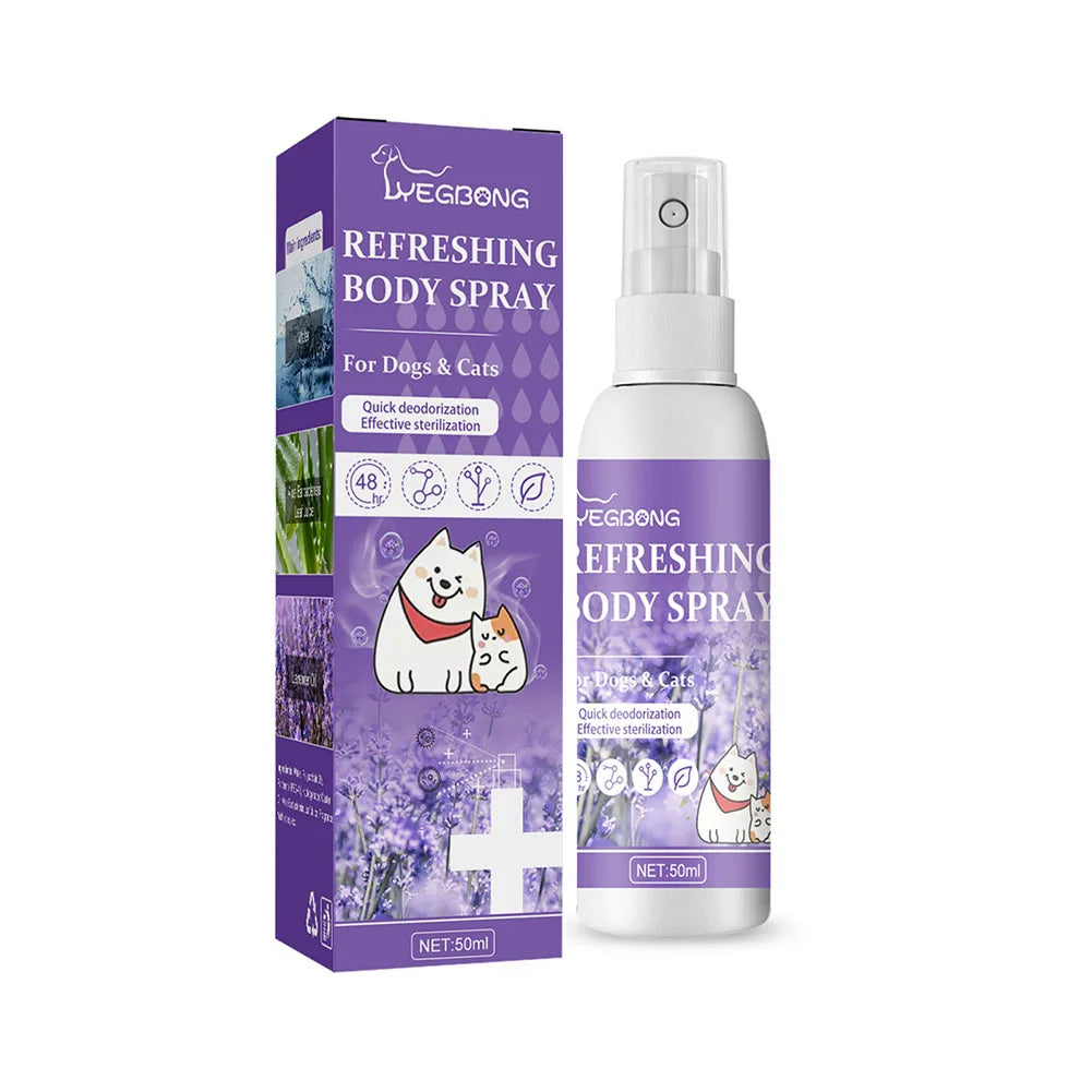 Lavender Oil Dog Deodorizer Spray Long Lasting Puppies Cats Dogs for Smelly Deodorizing Perfume Spray Remove Odor Freshing Air