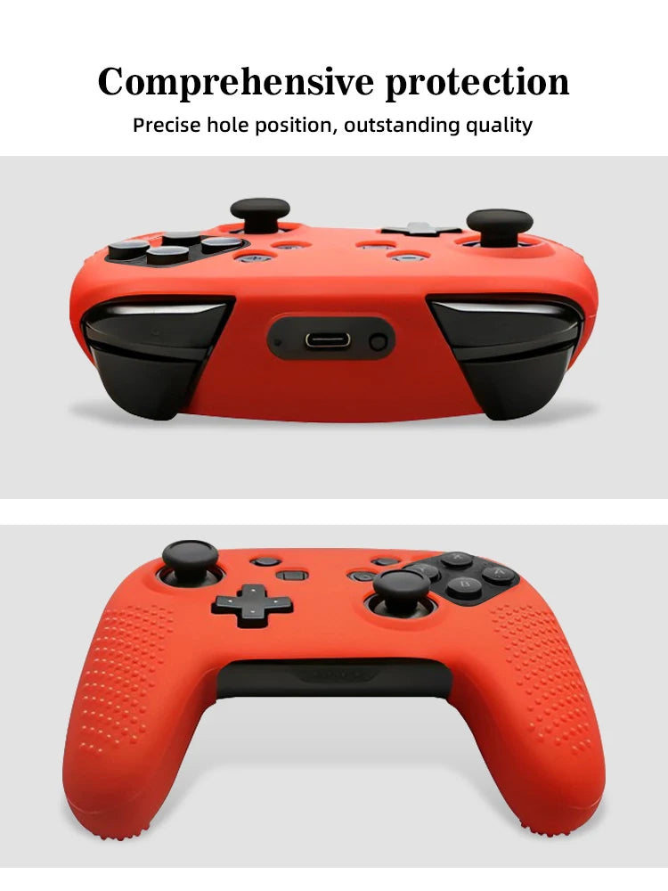 DATA FROG Protective Soft Silicone Case Compatible-Nintendo Switch Pro Controller Skin Cover Grips For Switch Pro Accessories