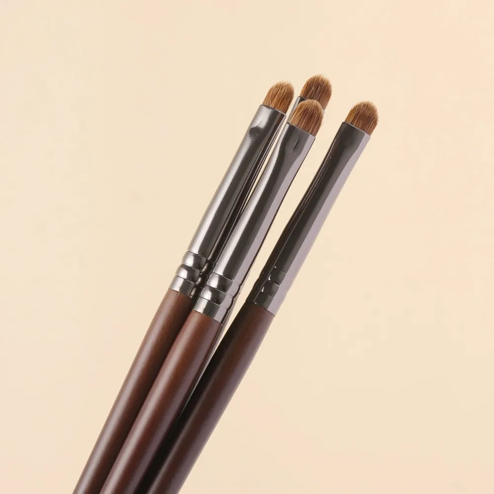 OVW 2PCS Makeup Brush Cosmetic Tool For Small Shade Eyelid Brush  Pony Weasel Synthetic Make Up Brush