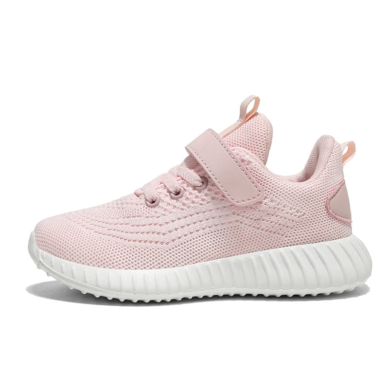 Children Sneakers Casual Shoes for Girls Pink Comfortable Breathable Running Shoe Sports Kids Boys Flat Walking Shoes Size 28-39