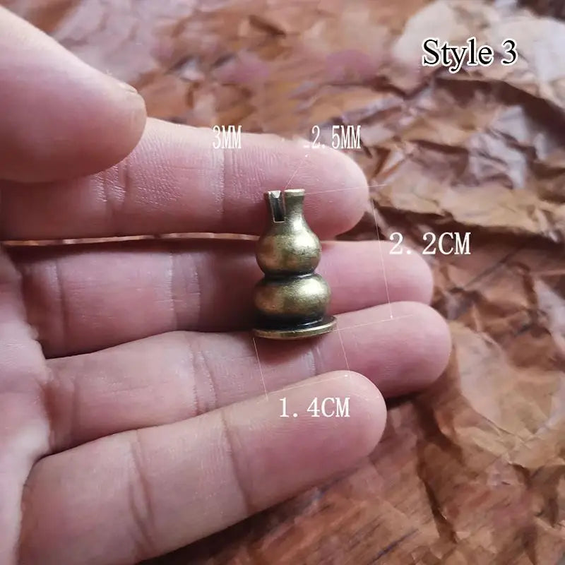 Portable Incense Burner Multi Purpose Water Drop Shape Brass Incense Holder Home Office Teahouse Zen Buddhist Supplies