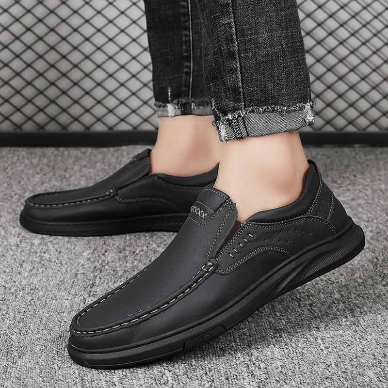 Male Shoes Fashion All-match Driving Shoes Men Genuine Leather for Men Business Shoes New Arrival Male Comfortable Casual Shoe