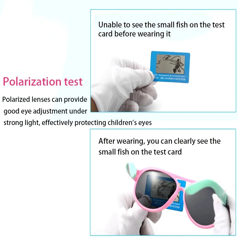 2025 Fashion Brand Children's Color Sunglasses Anti UV Baby Sunshade Anti Blue Light Glasses Girl and Boy Sunglasses UV400