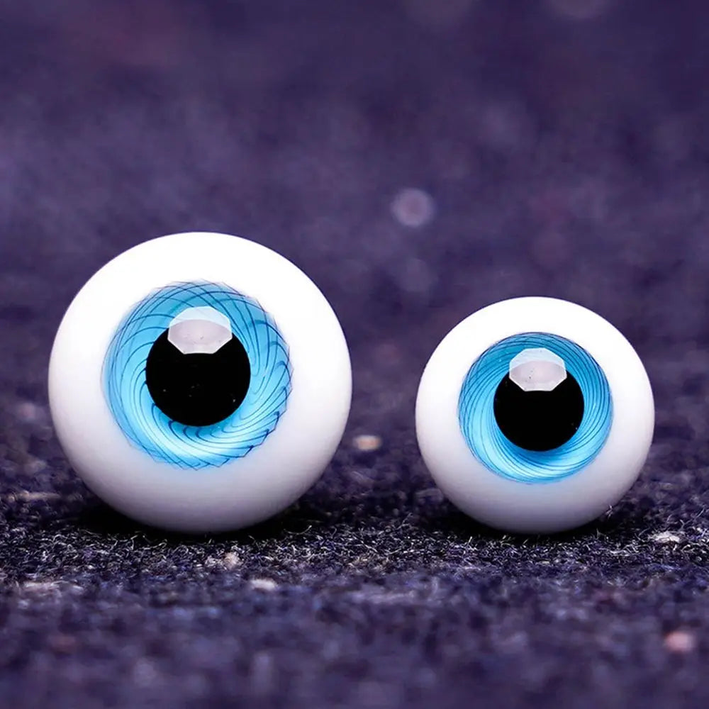 6mm 8mm 10mm 12mm 14mm Blue Black Glass Eyes Eyeball For BJD Doll DIY Doll Making Crafts Accessories Safety Animal Nice  Toy