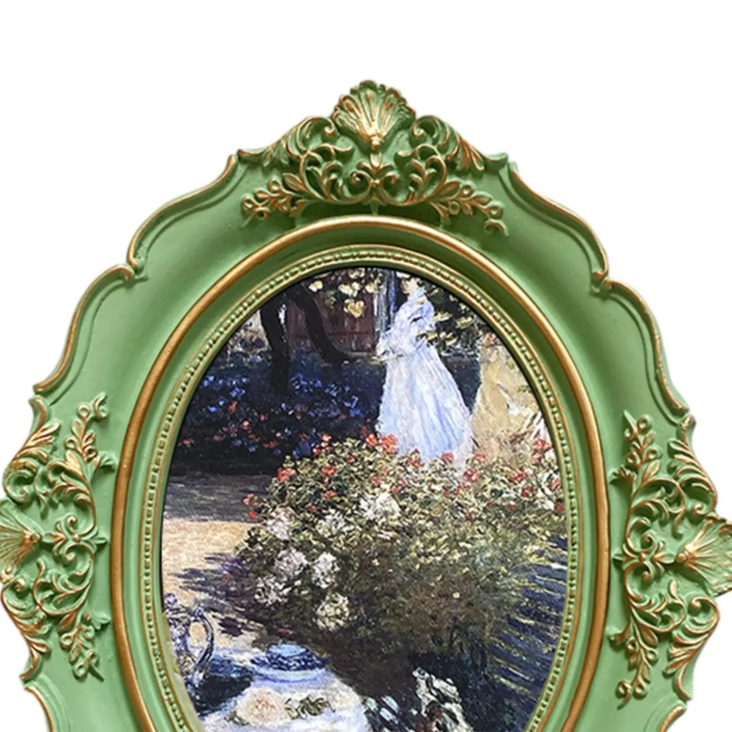 Picture Frame Resin Antique Photo Gallery Art Photo Frame Photo Display Holder for Bedroom Wall Living Room Table Home Decor