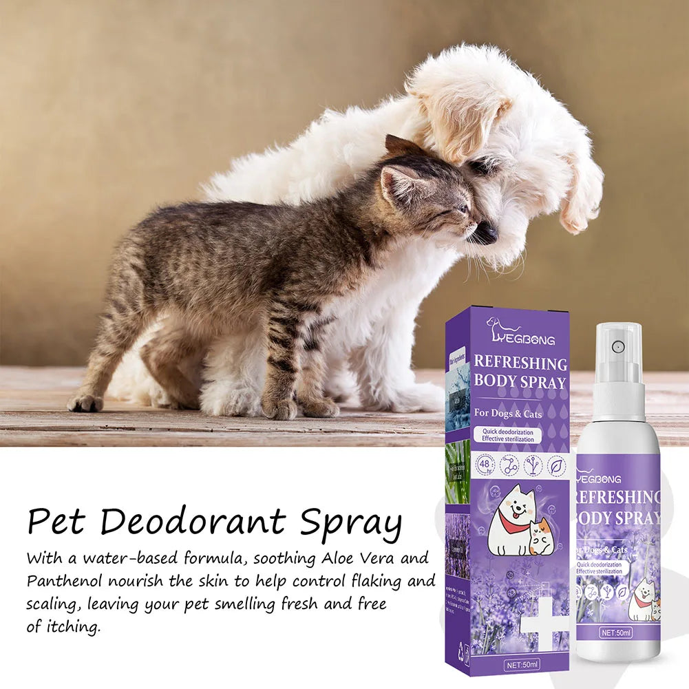 Lavender Oil Dog Deodorizer Spray Long Lasting Puppies Cats Dogs for Smelly Deodorizing Perfume Spray Remove Odor Freshing Air