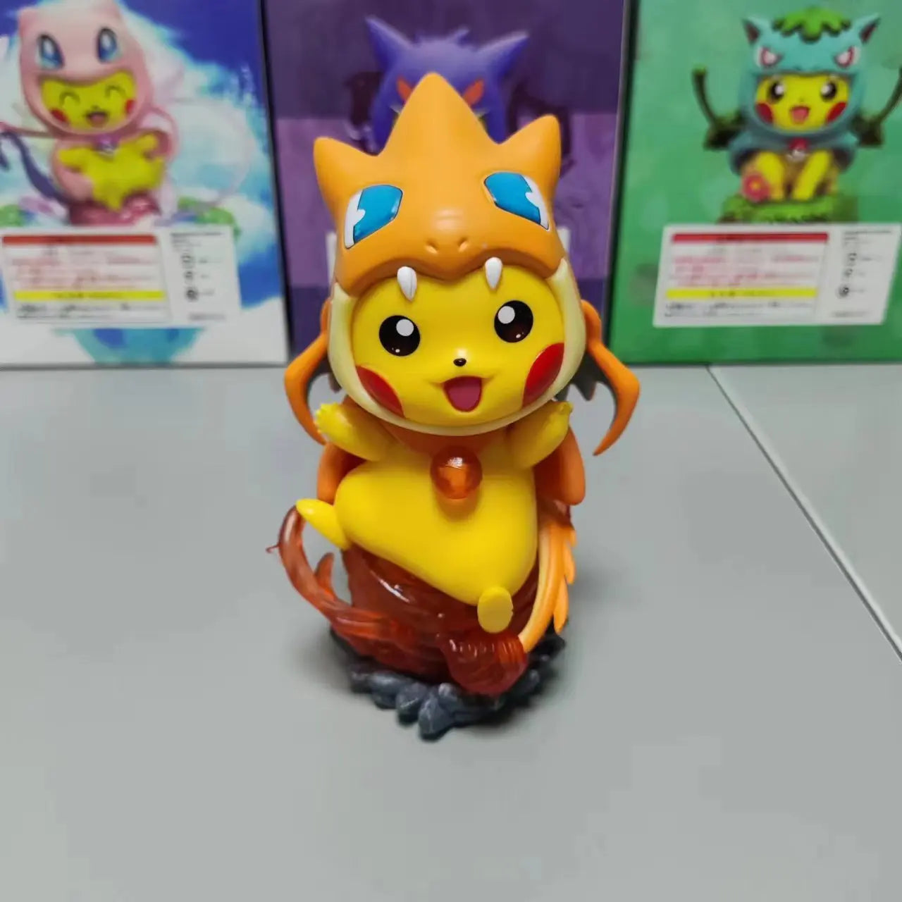 Anime Pokemon Pikachu Action Figure 8CM Mini Q Cute Cartoon PVC Model Toys Children Gifts