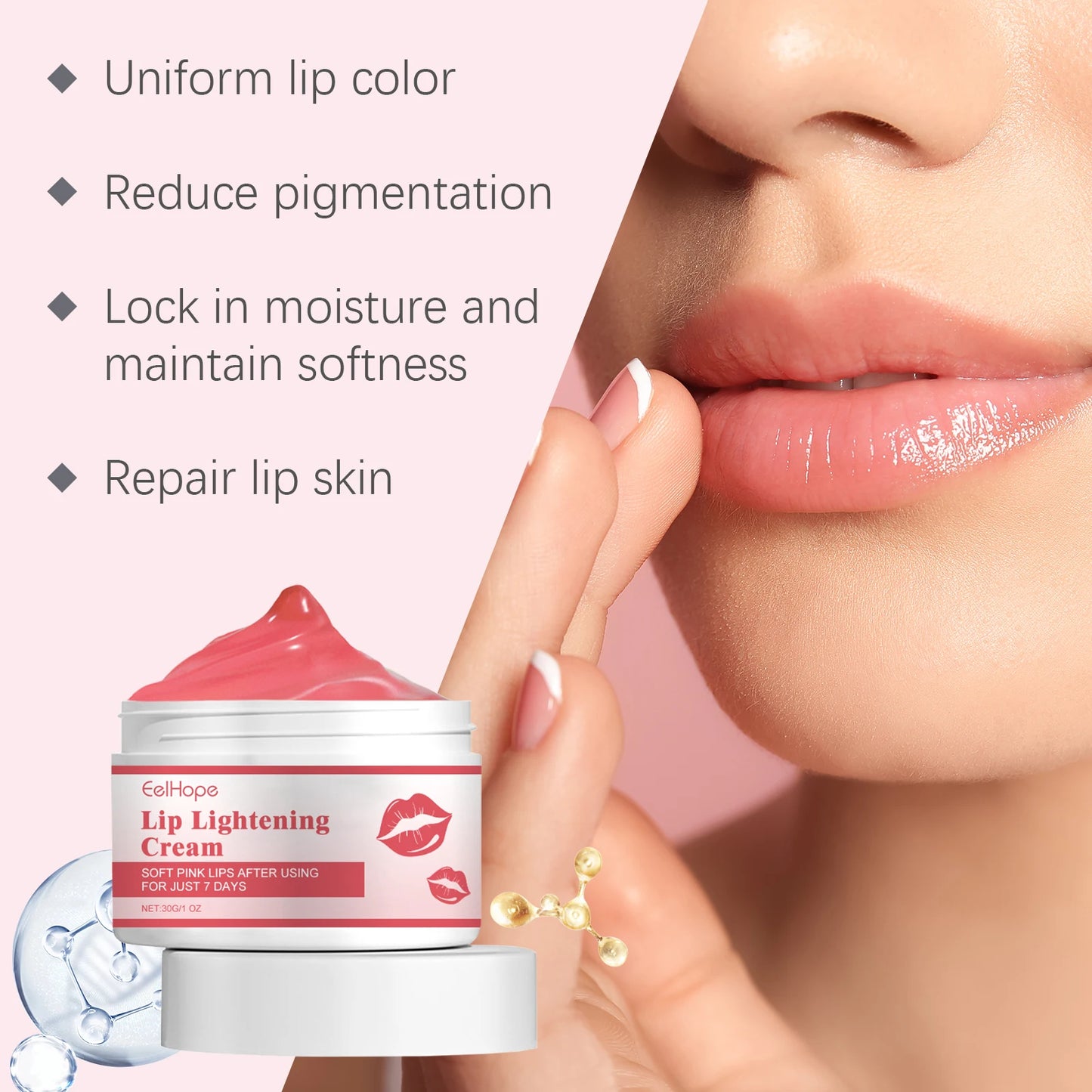 EELHOE Moisturizing Lipstick Lip Glosses Waterproof Long-lasting Lip Tints Moisturizing Lip Balm No Separation Make Up Prodects