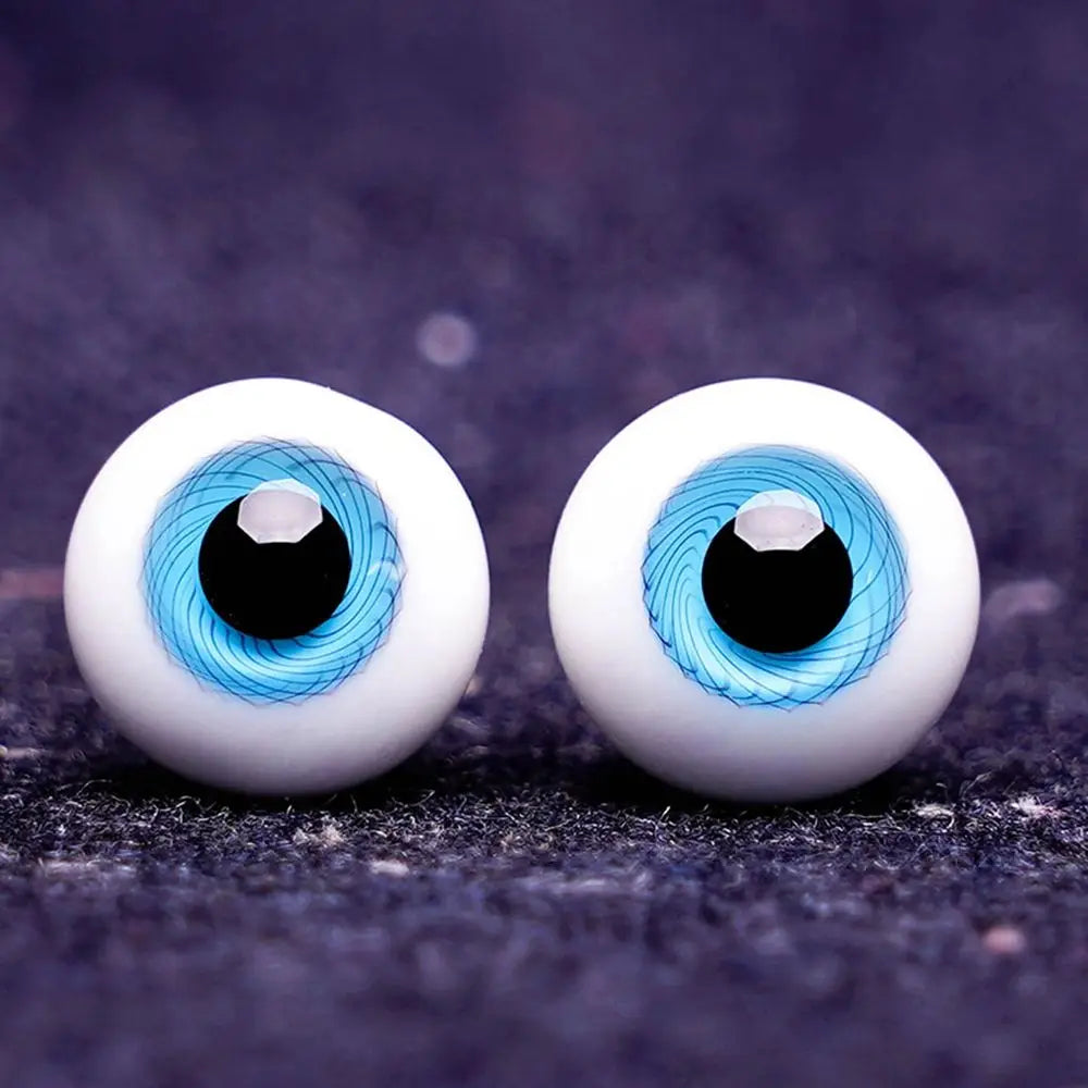 6mm 8mm 10mm 12mm 14mm Blue Black Glass Eyes Eyeball For BJD Doll DIY Doll Making Crafts Accessories Safety Animal Nice  Toy