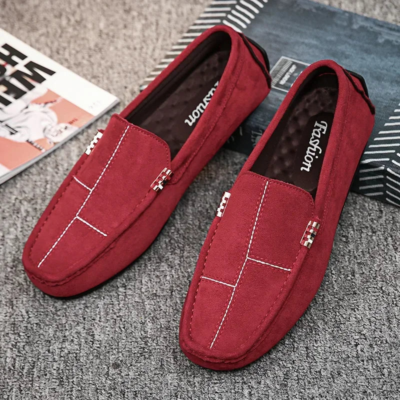 Casual Men Shoes 2023 Slip on Formal Loafers Moccasins Black Male Driving Flat Breathable Tenis Masculino Zapatillas Hombre Male