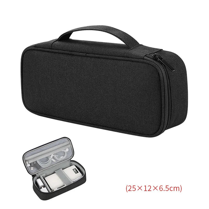 Travel Portable Digital Accessories Storage Bag Organizer of Mobile Phone Bag U Disk Charging Bank Mobile Data Cable Storage Bag