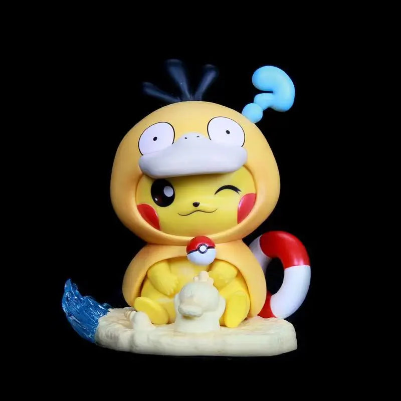 Anime Pokemon Pikachu Action Figure 8CM Mini Q Cute Cartoon PVC Model Toys Children Gifts