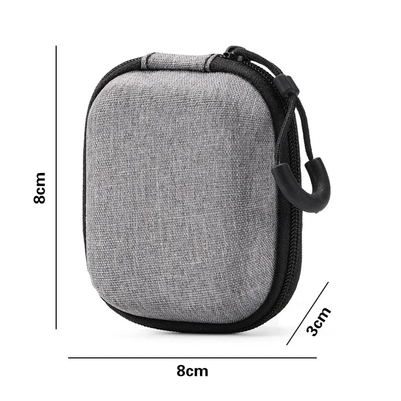 Mini Hard Case Digital Storage Bag Travel  Portable Headphone USB Data Cable Organizer Bag Mobile Phone Charger Protective Case