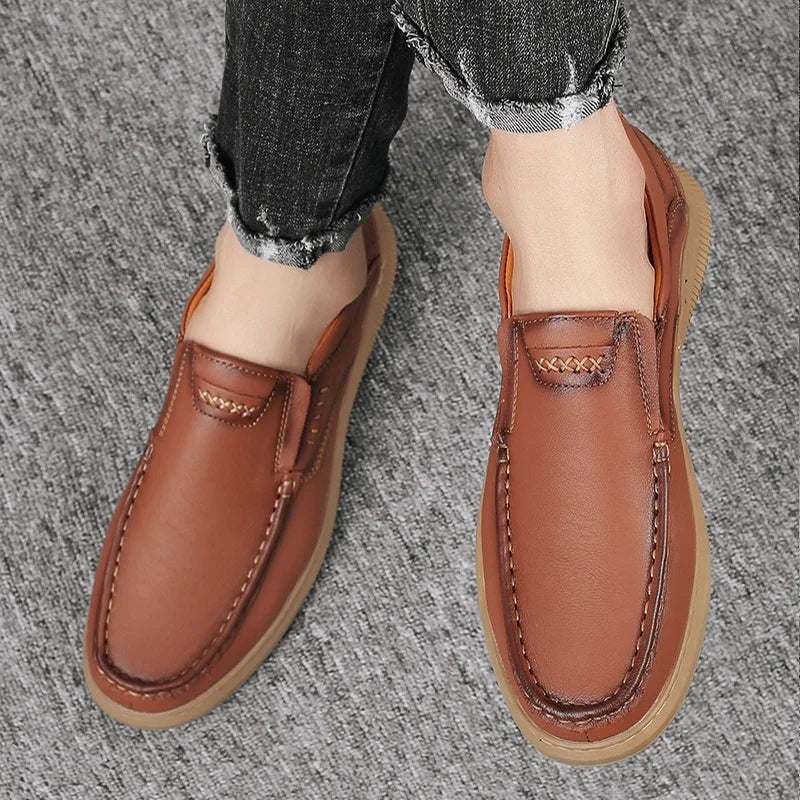 Male Shoes Fashion All-match Driving Shoes Men Genuine Leather for Men Business Shoes New Arrival Male Comfortable Casual Shoe