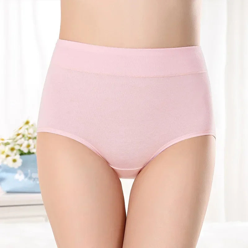 Women's Briefs Comfortable Womens Cotton Underpants High Waist Underwear Sexy Ultra-thin Panties Lenceria Para Damas Lingerie